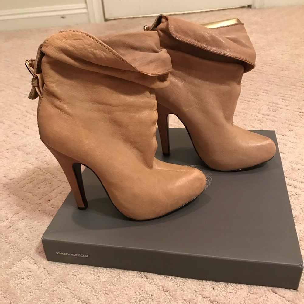 Leather Report Signature scrunch boot
